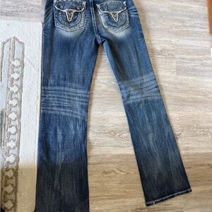 Miss Me Dark Blue Boot Cut Jeans